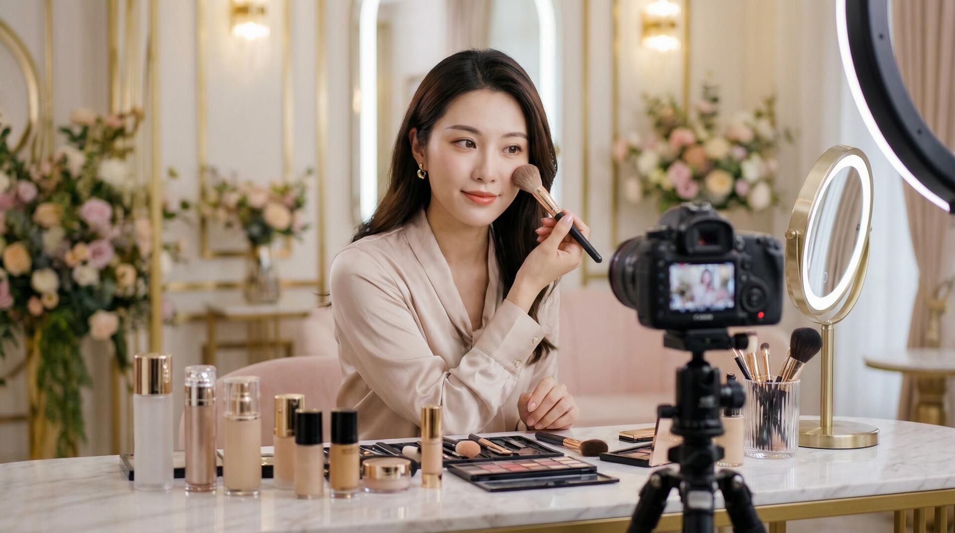 黄色仓库美妆视频